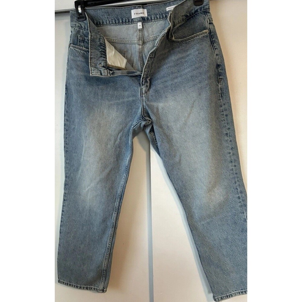 100% Cotton Size 33 Frame Jeans Le Pixie Sylvie Slender Straight Hi Rise